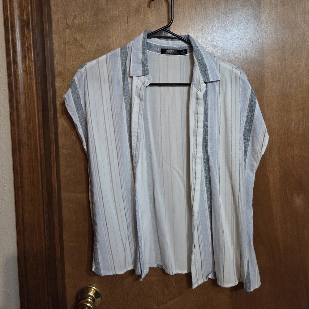 Striped Button Down Shirt